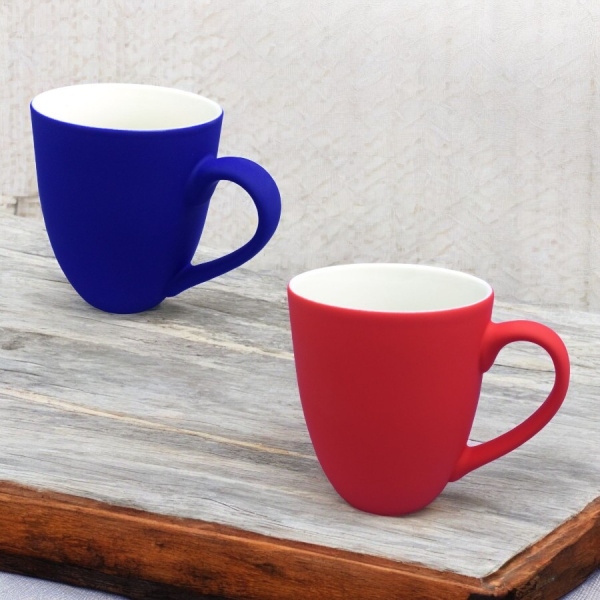 Кружка керамическая Матовый шик, 350 мл., софт-тач